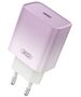 XO wall charger CE18 PD 30W 1x USB-C purple-white + cable USB-C - Lightning 6920680851706