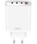 XO wall charger CE23 PD 65W 3x USB-C 1x USB white 6920680853946