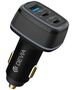 Devia car charger Extreme 115W 2x USB-C 1x USB black 6938595379918