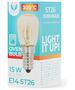 Oven Light bulb E14 ST26 15W 230V 60lm 300° Forever Light 5900495714497