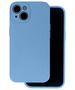 Solid Silicon case for Samsung Galaxy S24 Ultra light blue 5907457733497