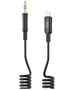 XO cable audio NB-R255B USB-C - jack 3,5mm 1,0m black 6920680848744