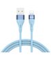 BWOO Minimalist Silicone 3A Cable X280L USB- to Lightning blue 6933654810791