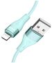 BWOO Minimalist Silicone 3A Cable X280L USB-A to Lightning green 6933654810807