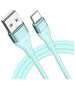 BWOO Minimalist Silicone 3A Cable X280C USB-A to USB-C green 6933654810845