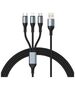 BWOO Fast 3 in 1 USB 3A Charging Cable X274 6933654809849