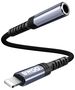 BWOO audio adapter cable BZ48 aux 3,5 mm to lightning black 6933654811361