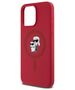 Karl Lagerfeld case for iPhone 15 Pro Max 6,7&quot; KLHMP15XSCMKCRHR red HC Magsafe silicone kc heads ring 3666339254216