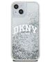 DKNY case for iPhone 15 6,1&quot; DKHCP15SLBNAET white HC liquid glitters w arch logo 3666339270896