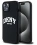 DKNY case for iPhone 15 6,1&quot; DKHMP15SSNYACH black HC Magsafe silicone w arch logo 3666339266691