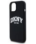 DKNY case for iPhone 15 6,1&quot; DKHMP15SSNYACH black HC Magsafe silicone w arch logo 3666339266691