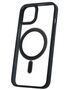 Satin Clear Mag case for iPhone 16 6,1&quot; black 5907457788794