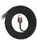 Baseus Baseus - Data Cable Cafule (CATKLF-B91) - USB to Type-C 3A, 480Mbps, 1m - Red / Black 6953156278219 έως 12 άτοκες Δόσεις