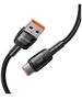 Cable USB - USB Type C 100W / 5A 0.5m Tech-Protect UltraBoost EVO black 5906203690701