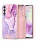 Case SAMSUNG GALAXY A35 5G Tech-Protect Icon Marble pink 5906203691968