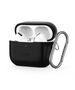 Case for APPLE AIRPODS PRO 1 / 2 Tech-Protect Silicone Hook black 5906302313297