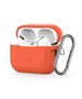 Case for APPLE AIRPODS PRO 1 / 2 Tech-Protect Silicone Hook Neon orange 5906302313358