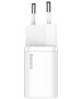 Baseus wall charger Super Si PD 25W 1x USBC white + USB-C - USB-C cable 6953156206038