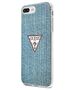 Guess case for iPhone 7 Plus / 8 Plus GUHCI8LPCUJULLB light blue hard case Jeans Collection 3700740484722