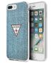 Guess case for iPhone 7 Plus / 8 Plus GUHCI8LPCUJULLB light blue hard case Jeans Collection 3700740484722