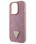 Guess case for iPhone 14 Pro 6,1&quot; GUHCP14LHDGTPP pink hardcase Rhinestone Triangle 3666339120115