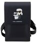 Karl Lagerfeld handbag for phone KLWBSAKCPMK black hardcase Phone Pounch Universal Saffiano K&C NFT 3666339123345