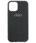 Audi case for iPhone 11 AU-TPUPCIP11-R8/D2-BK black hard case Carbon Fiber 6955250224871