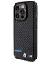 BMW case for iPhone 15 Pro 6,1&quot; BMHCP15L22NBCK black HC PU Carbon 3666339143855