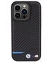 BMW case for iPhone 15 Pro 6,1&quot; BMHCP15L22NBCK black HC PU Carbon 3666339143855