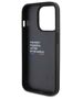 BMW case for iPhone 15 Pro 6,1&quot; BMHCP15L22NBCK black HC PU Carbon 3666339143855