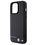 BMW case for iPhone 15 Pro Max 6,7&quot; BMHCP15X22NBCK black HC PU Carbon 3666339143862