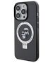 Karl Lagerfeld case for iPhone 15 Pro Max 6,7&quot; KLHMP15XHMRSKCK black hardcase Ring Stand Karl&Choupettte MagSafe 3666339169145