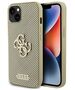 Guess case for iPhone 15 6.1&quot; GUHCP15SPSP4LGD gold hardcase Perforated 4G Glitter 3666339151560