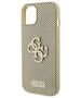 Guess case for iPhone 15 6.1&quot; GUHCP15SPSP4LGD gold hardcase Perforated 4G Glitter 3666339151560