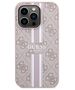 Guess case for iPhone 15 Pro Max 6,7&quot; GUHMP15LP4RPSP pink HC MAGSAFE 4G PRINTED STRIPES 3666339203504