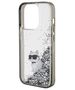 Karl Lagerfeld case for iPhone 15 Pro 6,1&quot; KLHCP15LLKCNSK transparent hardcase Liquid Glitter Choupette 3666339164218