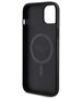 Guess case for iPhone 15 6,1&quot; GUHMP15SG4GFRK black HC MAGSAFE PU 4G RING CLASSIC LOGO 3666339226329