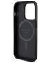 Guess case for iPhone 15 Pro 6,1&quot; GUHMP15LG4GFRK black HC MAGSAFE PU 4G RING CLASSIC LOGO 3666339226343