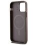 Guess case for iPhone 12 / 12 Pro 6,1&quot; GUHMP12MG4GFRW brown HC MAGSAFE PU 4G RING CLASSIC LOGO 3666339226374