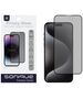 Privacy Glass Sonique Premium Series HD Full Cover 9H Apple iPhone 15 Pro Max Μαύρο 5210312027472