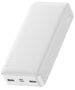 Baseus Baseus - Power Bank Bipow (PPBD050102) - Digital Display 2xUSB QC3.0, USB-C 20000mAh 15W + Cable Micro-USB 0.25m - White 6932172618223 έως 12 άτοκες Δόσεις