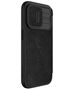 Nillkin Husa pentru iPhone 15 Pro Max - Nillkin QIN Pro Leather Case - Black 6902048265264 έως 12 άτοκες Δόσεις