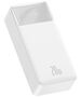 Baseus External Battery 30000mAh, 20W - Baseus Bipow Digital Display (PPBD050402) - White 6932172618285 έως 12 άτοκες Δόσεις