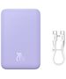 Baseus External Type-C Battery, Wireless Charging, 20W, 20000mAh + Type-C Cable, 30cm - Baseus Mini (PPCX150005) - Purple 6932172628819 έως 12 άτοκες Δόσεις