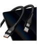 Baseus Data Cable 2in1, Type-C, 100W, 1.5m - Baseus Flash Series 2 (CASS060001) - Black 6932172622480 έως 12 άτοκες Δόσεις