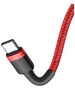 Baseus Cablu de Date Type-C to Type-C, Fast Charging, 60W, 3A, 1m - Baseus Cafule (CATKLF-G09) - Red / Black 6953156285194 έως 12 άτοκες Δόσεις