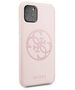 Original Case IPHONE 11 PRO Guess Hard Case Silicone 4G Tone On Tone (GUHCN58LS4GLP) light pink 3700740463642