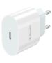 20W PD USB-C Wall Charger Jellico AK200 + USB-C to USB-C Cable White 6974929205584