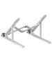 Devia adjustable folding holder stand EL159 for laptop tablet white 6938595364044