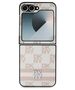 Original Case SAMSUNG GALAXY Z FLIP 6 DKNY Chequered Pattern Printed Stripes (DKHCZF6PCPTSSP) pink 3666339322908